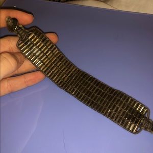 beaded gold bracelet